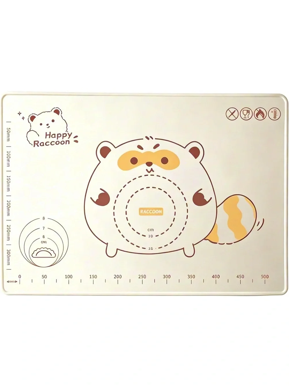 Silicone dough mat
